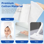HASTHIP® Disposable Face Towel, 50 Count Ultra-Soft 1-Second Quick-Dry Face Towels, Gentle for Sensitive Dry Oily Skin,