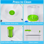 HASTHIP Paint Brush Cleaner for Oil Acrylic and Makeup Brushes with Auto Refill Water Tank | 2PCS