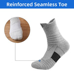 HASTHIP® Professional Sport Socks Basketball Socks Over the Anklet Socks Crew Socks Breathable Athletic Sports Socks