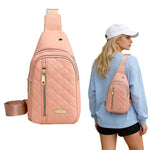 HASTHIP® Leisure Crossbody Small Backpack | Compact, Casual, Crossbody-Pink