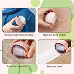 HASTHIP® Reusable Gel Lint Roller, Washable Lint Remover for Clothes Laundry, Portable Dog Cat Pet Hair Dust Fuzz Fur for Travel Household, Pink