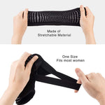 Proberos 2 Pairs Cotton Yoga Socks Sport Fitness Half Toe Ankle Grip Gym No-Slip Socks for Pilates, Barre, Ballet, Barefoot Workout (Black/Gray)