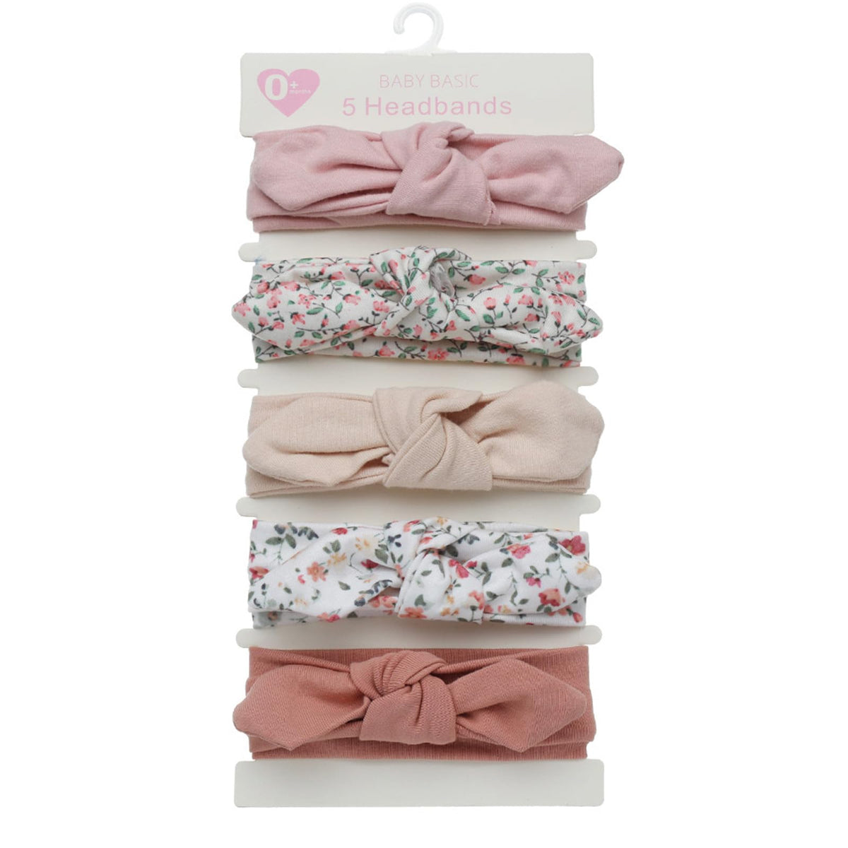 HASTHIP® Cintas para Bebé Suaves y Elásticas con Lazos para Recién Nacidas, Infantes y Niñas Pequeñas, Accesorios de Cabello Multicolor