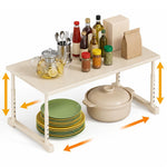 HASTHIP Adjustable Wardrobe Storage Shelf Organizer