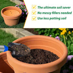 HASTHIP Pot Drain Insert for Planters with Multi Hole Ventilation 25cm Diameter | Prevents Root Rot