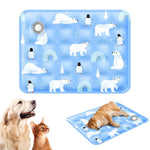 HASTHIP® Summer Pet Cooling Mat for Dogs & Cats, Water Filled Sleeping Pad Anti-Scratch Leaking-Proof Pet Bed Cool Rest Sleeping Mat