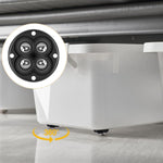 HASTHIP Wheels for Furniture Moving with 360° Swivel Design and 30 kg Load | 8 Pcs Set