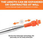 HASTHIP Telescopic Sprayer for Garden Watering with 102 in Stainless Steel Rod | Adjustable Mist Nozzle