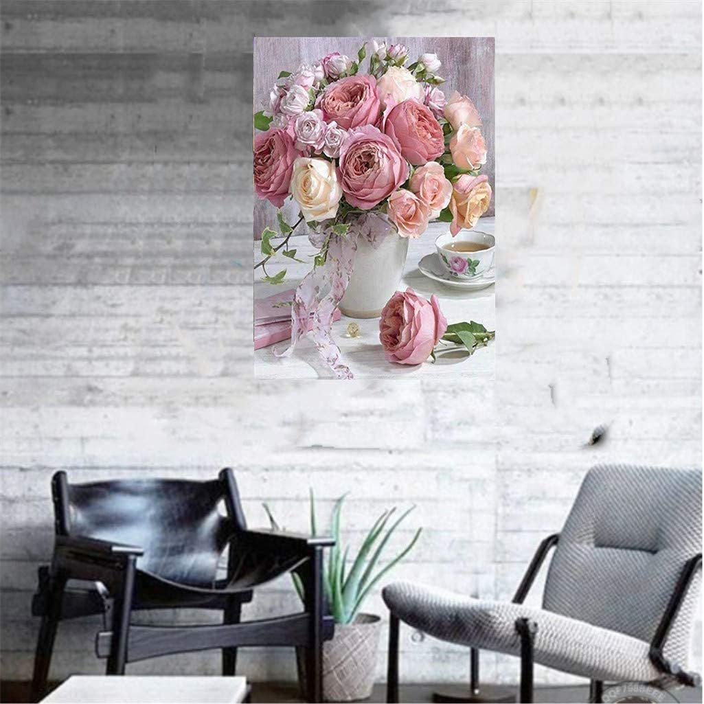 HASTHIP 5D Full Drill Unicorn Diamond Painting Kit 30x40cm with Sparkling Rhinestones | DIY Art for Home Décor