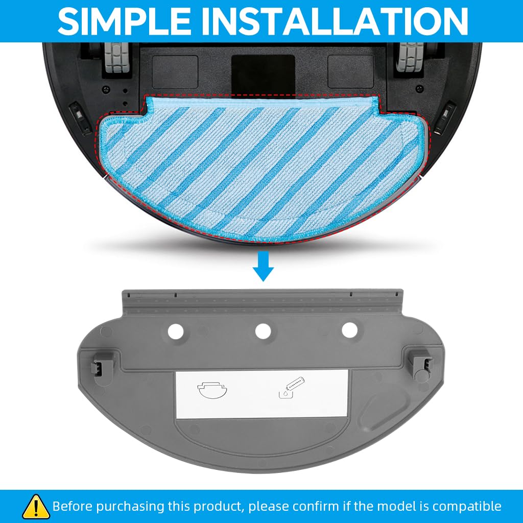 HASTHIP Replacement Mop Plate Holder for ECOVACS Ozmo 920 950 T5 with Water Distribution | Easy Installation