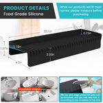 HASTHIP® 4x20 inches Silicone Sink Edge Protector Splash Guards Countertop Protectors for Kitchen Sink, Splash Guard for Bathtub Sink, Multifunction Dry and Wet Separation Strip