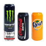 HASTHIP Silicone Can Sleeve Set for 500ml Cans with Zip Top Design and Anti Slip Grip | Reusable Insulated Cover
