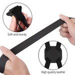 2Pcs Luggage Straps Bag Bungees for Add a Bag, Adjustable Elastic Travel Suitcases Luggage Bags Strap Belt with Buckles - Black