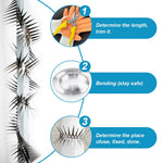 HASTHIP Anti Bird Spike Strips for Pigeons and Cats with Dual Row Design 0.5 m Stainless Steel | Easy Installation