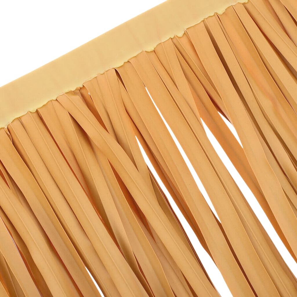 HASTHIP Artificial Thatch Trim for Mexican Tiki Hut Roof 40×100cm 3PCS | Yellowish Hawaii Decor