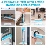 HASTHIP Fish Tank Cleaning Brush for Aquarium and Containers featuring 11.2–13.7 in Telescopic Handle and 90 Degree Curved Tip