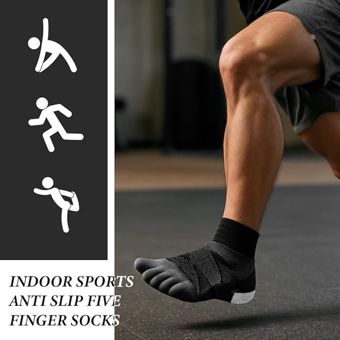 HASTHIP® Toe Socks No Show (3Pairs)