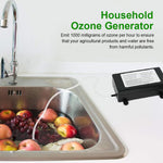Household Ozone Generator Multi-functional Ozone Generator for Air Purification, Water Treatment, Vegetable Cleaning 1000 mg/h Ozone Generator Machine for Purifying Water for Cleaning