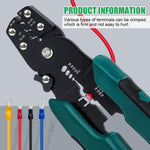 HASTHIP Electrical Crimping Connectors with Wire Crimper Tool 600 pcs 22‑10 AWG Set | Color Coded Insulated Terminals