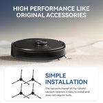 HASTHIP Replenishment Kit for Ecovacs Deebot Y1 and Y1 Pro featuring 4 side brushes | gentle surface care