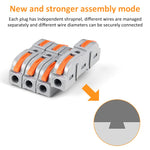 HASTHIP® Wire Connector, 34Pcs Universal Connection Terminals, Circuit Inline Splices Electric Connectors,