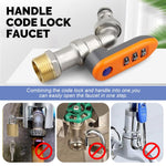 HASTHIP Garden Faucet for Outdoor Use with 4 Digit Lock and Full Copper Construction | 3/4 in NPT Thread