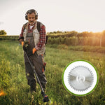 HASTHIP Grass Trimmer Blade 15cm Alloy Round Cutting Head Set with Saw & Plastic Blades | Fits Most Weed Cutter Machines