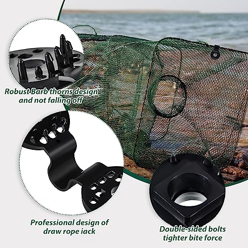 HASTHIP® Clip for Fixing Net Cover Universal Net Clips Plastic Clips for Fixing Net Sunshade Net Fixing Clip Bird Net Fixing Clips, Sunshade Tent Tarp Clips for Gardening and Agriculture - 30 Pcs