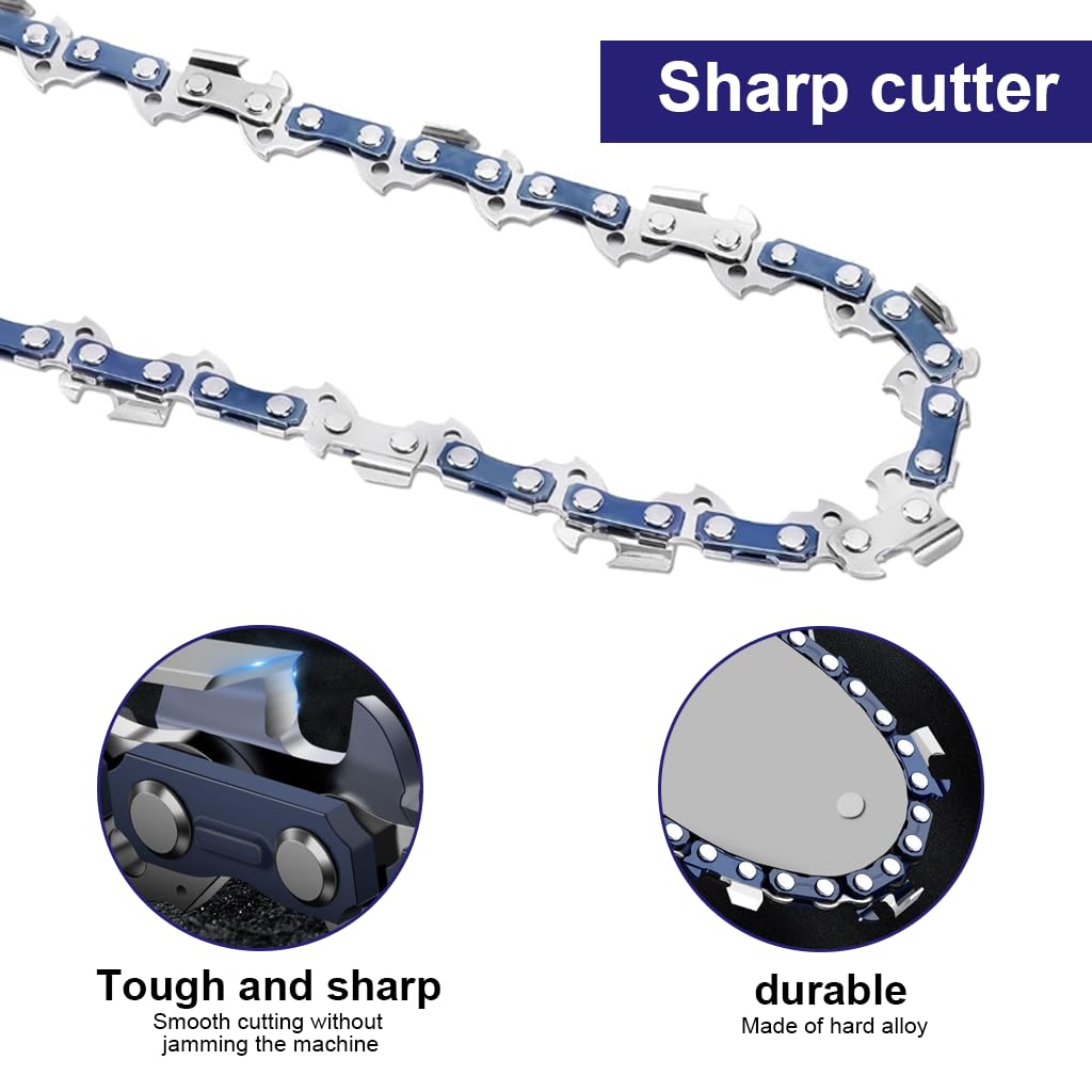 HASTHIP Chainsaw Replacement Chain for 18in Gas Saws with 62 Drive Links and Low Kickback Design
