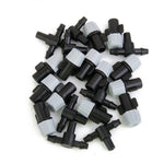 HASTHIP Sprinkler Heads Nozzle Set 40pcs for Garden Irrigation with Adjustable Misting | ABS Plastic 7.5-8.6L/H