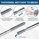 HASTHIP Microfiber Duster Set for Home Cleaning with 1.2 m Extendable Handle & 5 Heads | Reusable