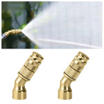 HASTHIP Brass Gardening Sprayer Nozzles 2Pcs for Electric Sprayers featuring Adjustable Misting | Fine Mist and High Pressure Watering for Garden and Lawn
