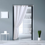 HASTHIP Retractable Curtain Rod for Windows featuring Anti Slip Support and 28.7–43 in Metal Design