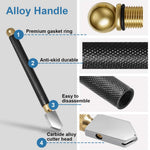HASTHIP Glass Cutter Tool Set for 2–20 mm Glass with 3 Carbide Heads and Alloy Handle | DIY Cutting