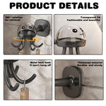 HASTHIP Kitchen Utensils Organizer Hooks for Wall with 360° Swivel Octopus Design | No Drill Space Saving Solution