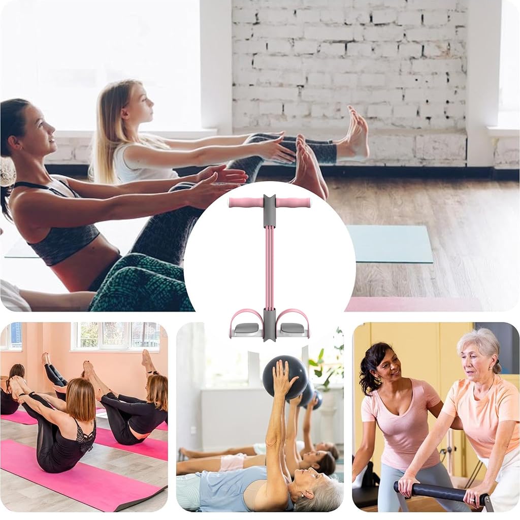 HASTHIP® 2024 New Multifunction Tension Rope, 6-Tube Elastic Yoga Pedal Puller Resistance Band, Natural Latex Tension Rope