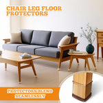 HASTHIP Chair Leg Floor Protectors for 1–1.5 in Legs with Felt Pads and Anti Slip Silicone | 16 Pcs Set