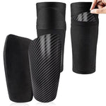 HASTHIP® Shin Guards for Football, Men's Sport Shin Pads Socks Set, Football Accessories, with Optimised Pocket for Adults Teenagers, Comfortable Breathable, Leg Protection, Size-L