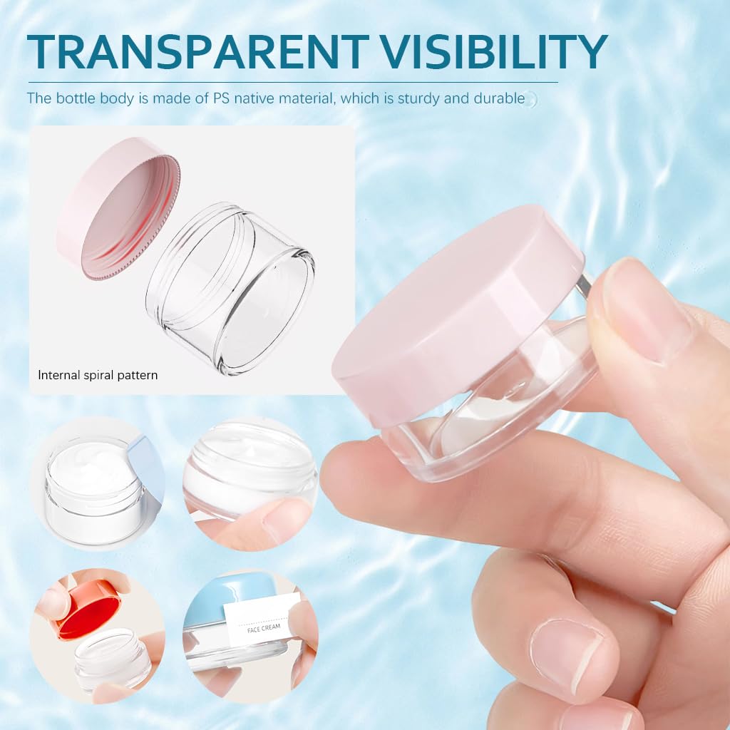 HASTHIP® 16 Pack Travel Bottles Set - Approved Leak Proof Silicone Squeezable Containers for Toiletries, Conditioner, Shampoo