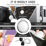 Loshall Tag Air Item Finder| BT Tracker| Global Tracking with Find My App on iPhones only| Find Keys, Wallets, Luggage, Pets, Gadgets etc.|