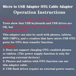 HASTHIP® Fixwal Micro USB to USB Adapter OTG Cable,Powered Micro to OTG Adapter for Fire TV Stick 4K,Android Phone Tablet Camera Card Reader Keyboard Flash Drive and More Host