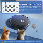 HASTHIP Side Brushes for Ecovacs Robot Vacuum U2 Pro 6pcs with Robust Nylon Bristles | Easy Snap Installation