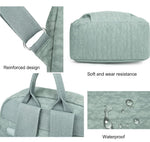 HASTHIP® Mochila para Mujer de Nylon Antirrobo, Mochila Escolar Casual Impermeable Multiusos de Gran Capacidad para Viaje, Diario y Universidad
