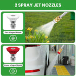 HASTHIP Water Sprayer Gun for Gardening and Car Washing with 2 Nozzles | Aluminum Alloy Body