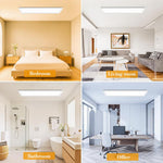 Hasthip 48W LED Ceiling Light with Remote Control & Dimmable Design