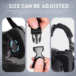 HASTHIP® Adjustable ABS Shell Safety Helmet Protective Suitable for Youth/Adult (Black)