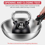 HASTHIP Detachable Handle for ROYDX Cookware Sets featuring Removable Grip | Stainless Steel