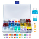 STHIRA® 165 Pcs Car Fuse Set Kit, ATC/ATM Car Fuses, Blade-Type Automotive Fuses - Standard & Mini Size (2A/3A/5A/7.5A/10A/15A/ 20A/25A/30A/35A/40A), Replacement Fuses for Car/Truck/Motorcycle/Boat