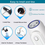 HASTHIP Intelligent Electric Water Dispenser for Home and Office with Dual Pump 2.2L/min Flow | Foldable Nozzle and Blue LED Light