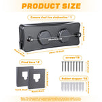 HASTHIP Retractable Clothesline for Indoor and Outdoor Use with Dual Row Design and 16.7 ft Extension